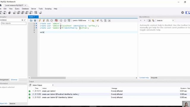 MYSQL'de Create User ve Drop User Komutları смотреть онлайн