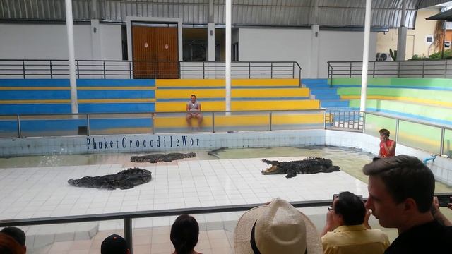 Пхукет. Крокодиловая ферма. Часть 1. смотреть онлайн