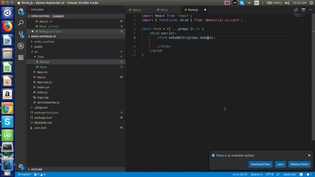 React Application with Material UI смотреть онлайн