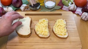 Теперь это любимые бутерброды всей семьи! Горячие бутерброды за 5 минут!