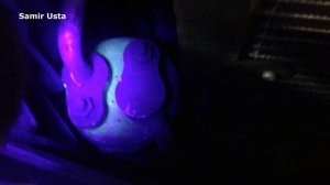 Как проверят утечка фреона в системе кондиционера, с фиолетовым фонариком. #SamirUsta, MegaStoAvto