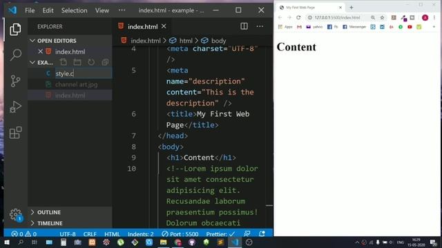 How to comment in HTML CSS and JavaScript смотреть онлайн