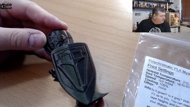 Makerbox Monday Prusament Polychromatic PLA Mystic Green смотреть онлайн