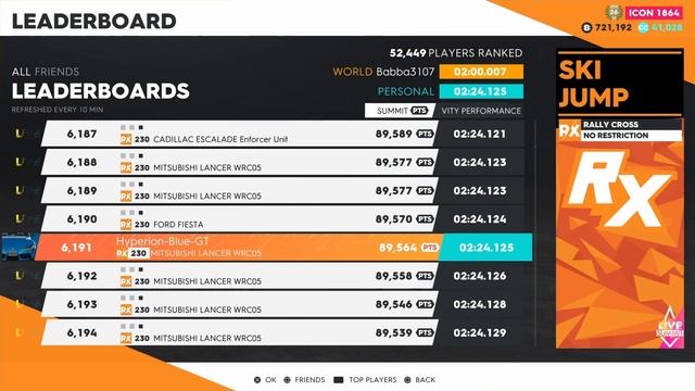 The Crew 2: Mitsubishi Lancer WRC05 '05 @ Ski Jump (Dominion Rivals Stage 1) смотреть онлайн