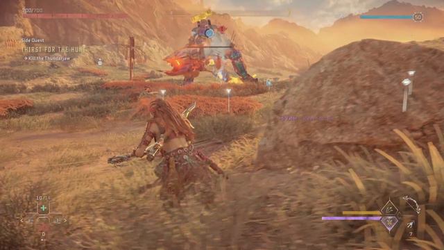Kill the thunderjaw Horizon Forbidden West_ смотреть онлайн