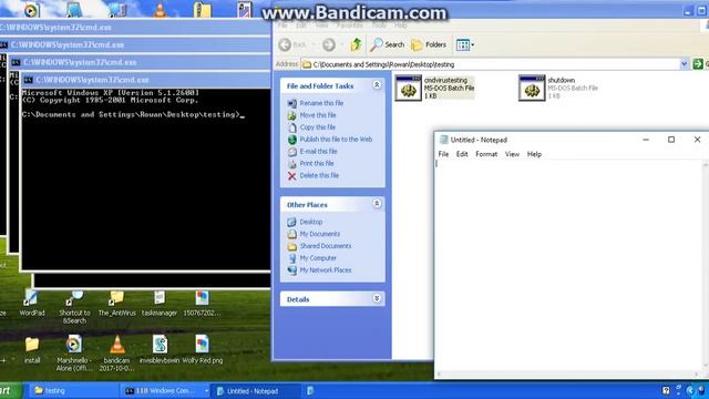 Command Prompt glitches out while doing a simple shutdown script смотреть онлайн