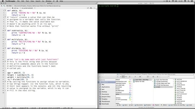 Learn Python the Hard Way - Ex 21 - Functions Can Return Something смотреть онлайн