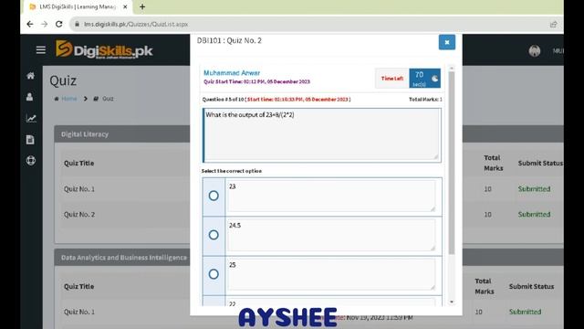 DATA ANALYSIS QUIZ 2 batch 6 | dstp 2.0 Data analytics and business Intelligence quiz 2 batch 06 смотреть онлайн