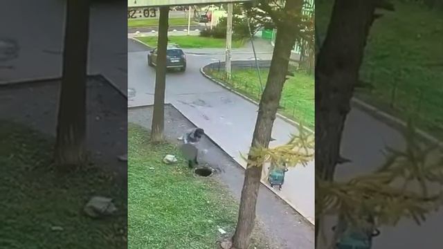 Ребёнок упал в люк