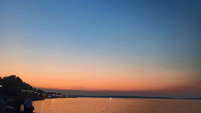 Огни набережной  Петрозаводск. путешествие.