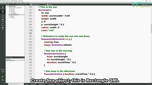 Qt QML Tutorial 5 - Animation смотреть онлайн