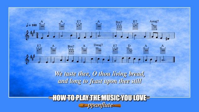 O Jesus joy of loving hearts (CATHOLIC SHEET MUSIC, LYRICS & GUITAR CHORDS) (Flute/Recorder Cover) смотреть онлайн