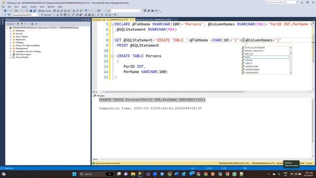 About Dynamic SQL смотреть онлайн