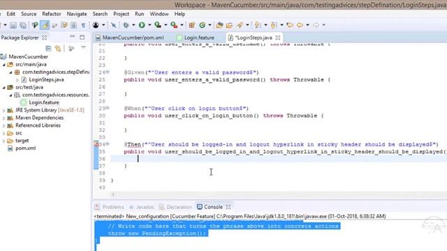 Step Defination смотреть онлайн