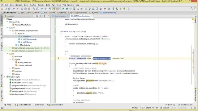 Android Native JSON Ep.02 : GridView - Download, Parse then Show смотреть онлайн
