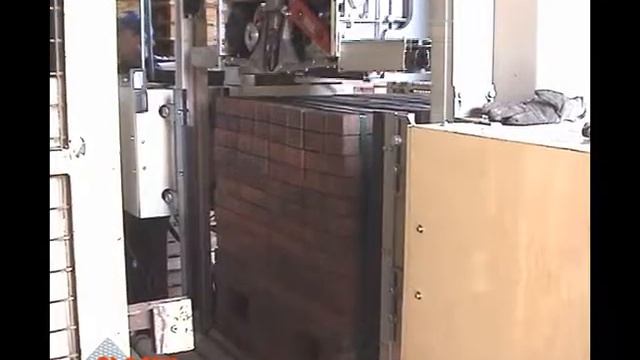 Упаковка кирпича на машине обвязки RG08 смотреть онлайн