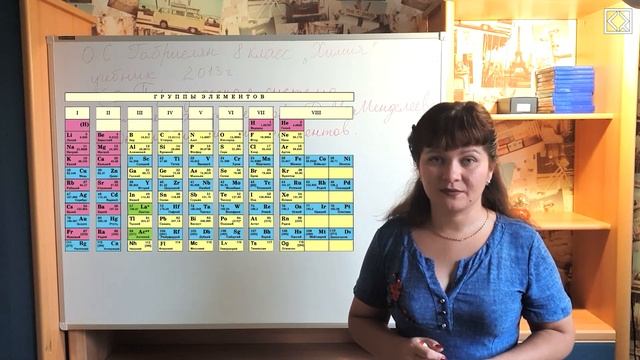 Габриелян О. С. 8 класс §5 "Периодическая система химических элементов Д. И. Менделеева" смотреть онлайн