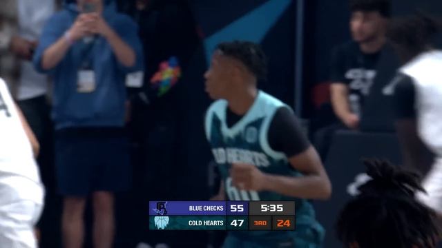 Rob Dillingham Goes Unconscious & Drops 36! Mikey Williams & Blue Checks vs Cold Hearts Highlights смотреть онлайн