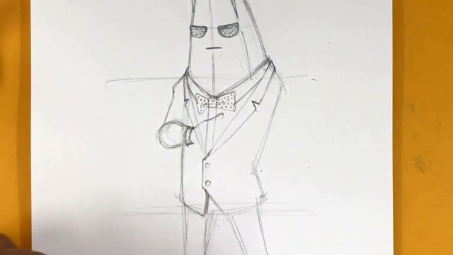 How to Draw AGENT PEELY (Fortnite: Battle Royale) | Narrated Step-by-Step Tutorial смотреть онлайн