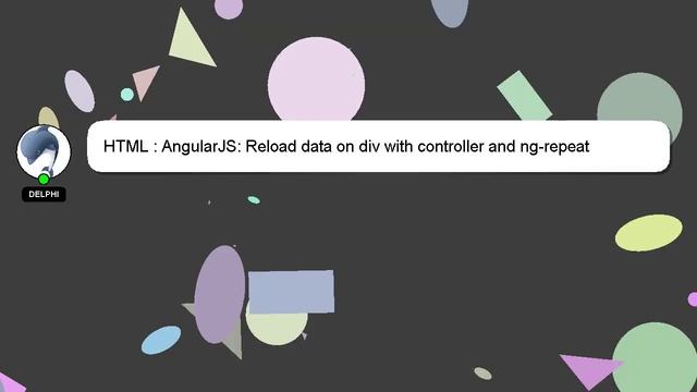 HTML : AngularJS: Reload data on div with controller and ng-repeat смотреть онлайн