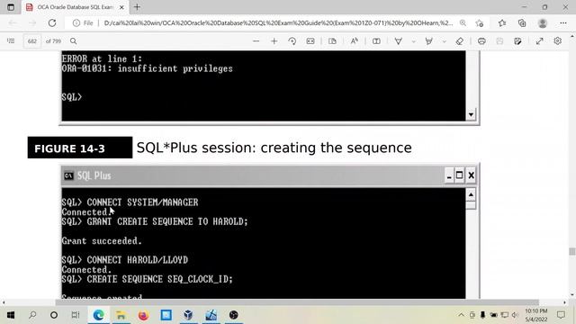 Phân biệt system privilege và object privilege, OCA Oracle Database SQL Exam Guide Exam 1Z0-071 смотреть онлайн