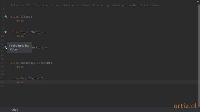 Python 3 - Receta 153: Comprobar si una Clase es Subclase de una Superclase por medio de issubclass смотреть онлайн