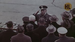 Встреча Юрия Гагарина.  Москва.  14 апреля 1961