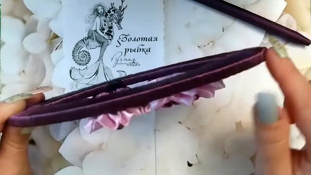 Держатель для штор с цветами из атласной ленты, ПОДХВАТ для штор, ЗАЖИМ для штор своими руками. смотреть онлайн