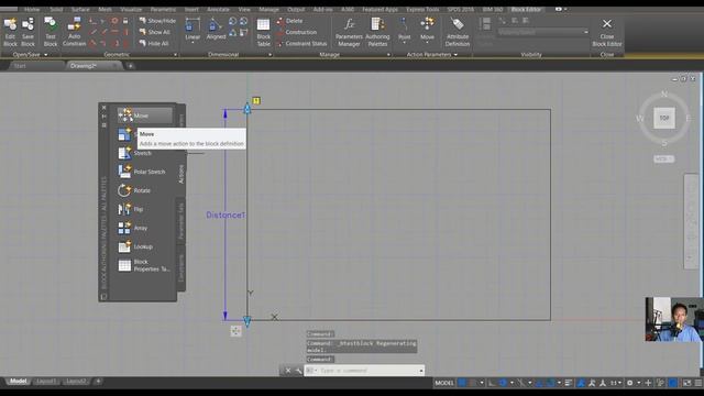 Season 2 Move Action And Linear Parameter AutoCAD Dynamic Block Tutorial смотреть онлайн