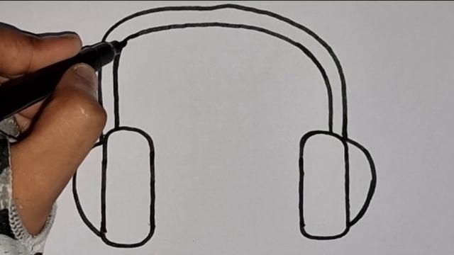 how to draw a headphone|minigarniturani qanday chizish mumkin|как нарисовать наушники | DFK Jes ART смотреть онлайн