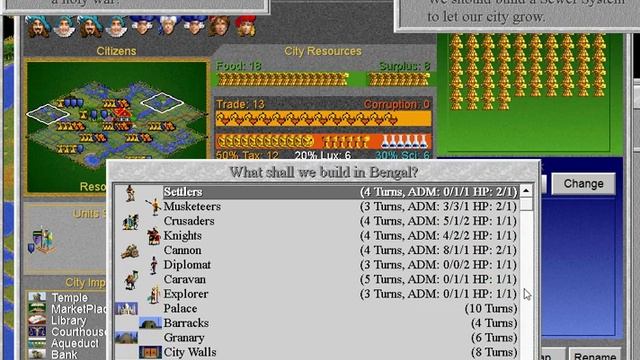 Let's Play Civilisation 2 Part 10, Back to Square One смотреть онлайн