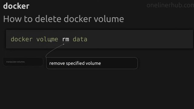 How to delete docker volume #docker смотреть онлайн