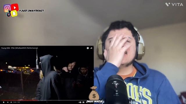 “SMOKING ON YOUR POPS!?”| Young Wild - PSA (WhoRunItNYC Performance)(Just Jway React) смотреть онлайн