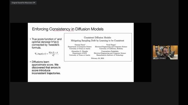 GenAI Diffusion Models mini-symposium: Foundation Models & Inverse Problems, Alex Dimakis, UT Austi смотреть онлайн