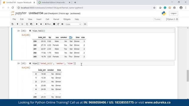 Python Live - 2 | Python for Data Science | Data Science with Python | Python Training | Edureka смотреть онлайн