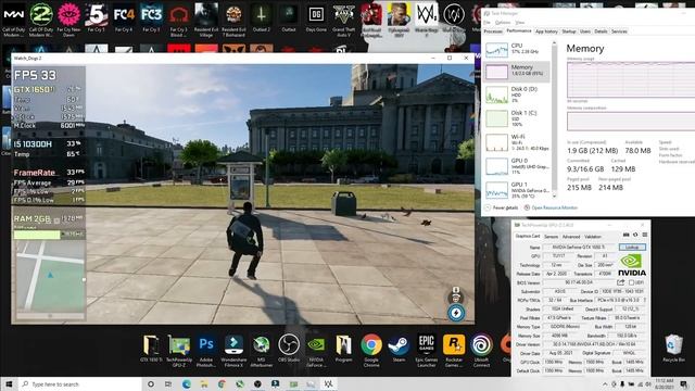 Watch Dogs 2 on 2GB RAM & GTX 1650 Ti смотреть онлайн