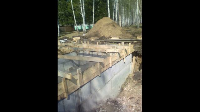 Строим дом из бруса за 1 минуту 6 на 7 с цокольным этажом. Проект дома из бруса смотреть онлайн