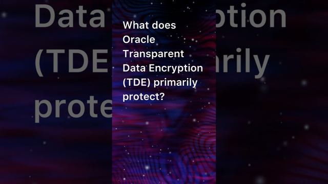 Securing Your Data Fortress: Oracle Transparent Data Encryption Explained смотреть онлайн