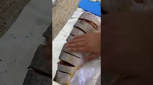 Сазан в фольге на углях??