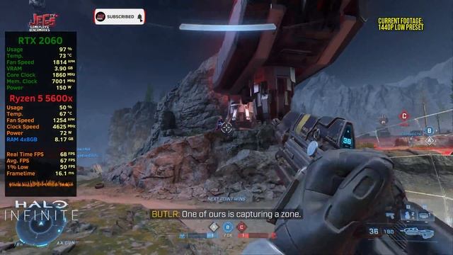 Halo Infinite | Ryzen 5 5600x + RTX 2060 | 1080p, 1440p, 4K benchmarks! смотреть онлайн