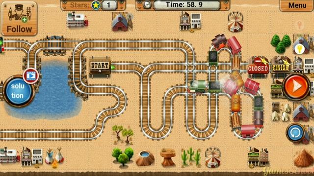 Rail Maze 2 Brain Train Gameplay - Train Puzzle Game - Android Gameplay #2119 смотреть онлайн