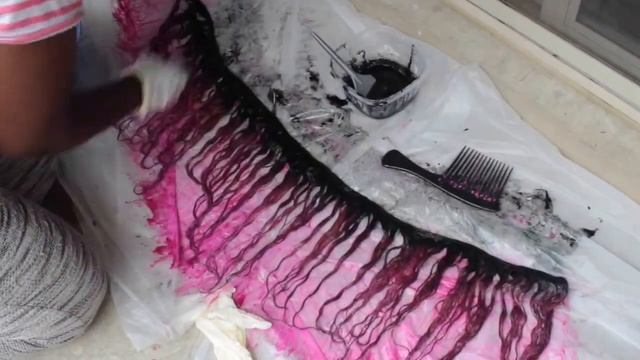 how to bleach and dye your hair cherry plum смотреть онлайн