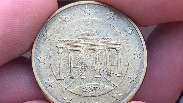 50 Euro Cents 2002 GERMANY - RARE 337.745.000