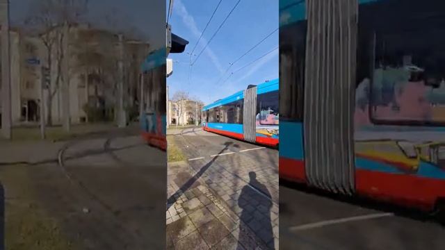 Трамвай Vossloh NET 2012 № 349 г. Карлсруэ Германия #Shorts смотреть онлайн