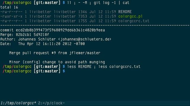 colorgcc, a Perl script wraps and colors GCC output смотреть онлайн