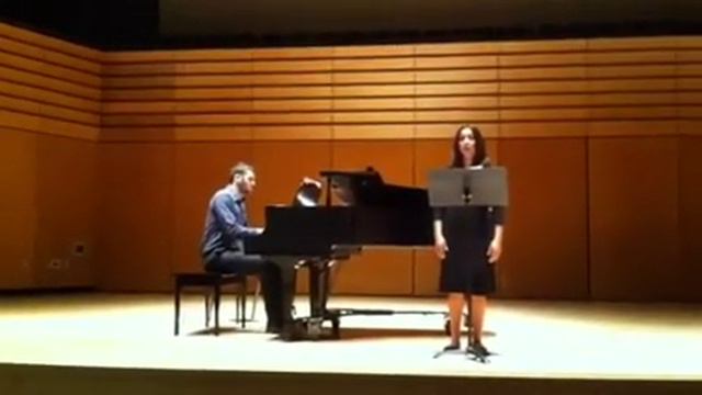 Melissa Garay sings Giordani смотреть онлайн