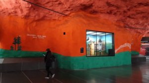 Sweden, Stockholm  |  Solna Subway Station | Stockholm Metro