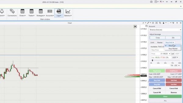 Новый функционал Chart Trader