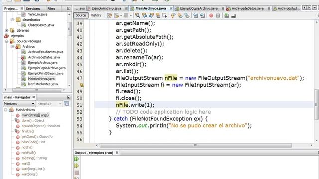 218 Clases FileInputStream y FileOutputStream para archivos de bajo nivel en Java смотреть онлайн