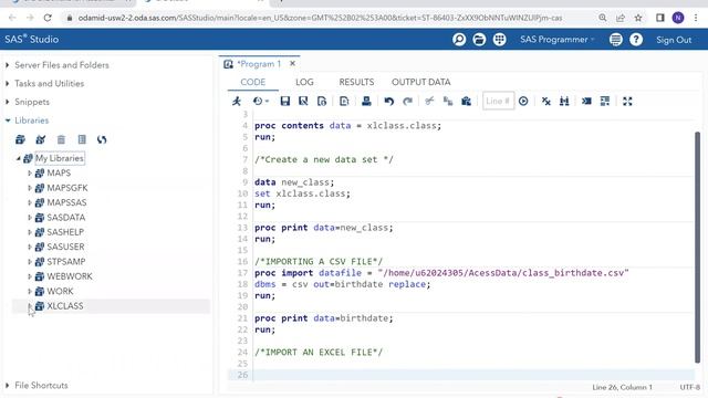 HOW TO USE PROC IMPORT TO IMPORT CSV FILES & EXCEL FILES IN SAS STUDIO || SAS TUTORIAL MADE EASY!! смотреть онлайн
